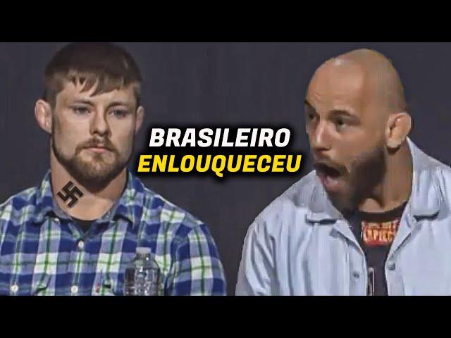 BRAZILIAN GOES CRAZY against N4ZISTA in UFC - JEAN SILVA vs BRYCE MITCHELL