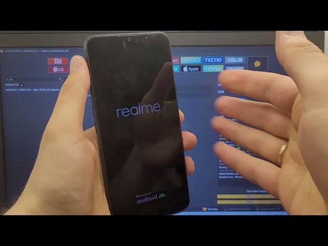 Сброс Аккаунта Гугл Realme C31 RMX3501 / Unlocktool / FRP / Удалённая разблокировка 