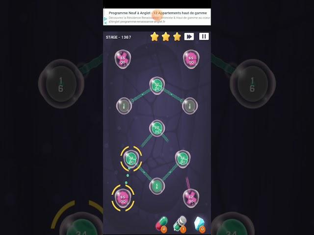 Cell expansion wars level 1367 walkthrough ⭐⭐⭐