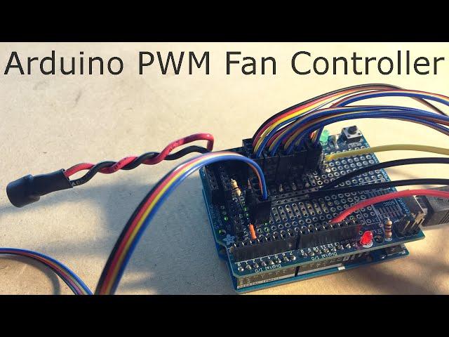 DIY Arduino PWM PC Fan Controller (Part 2) [Serial Control for Tuning] #0001