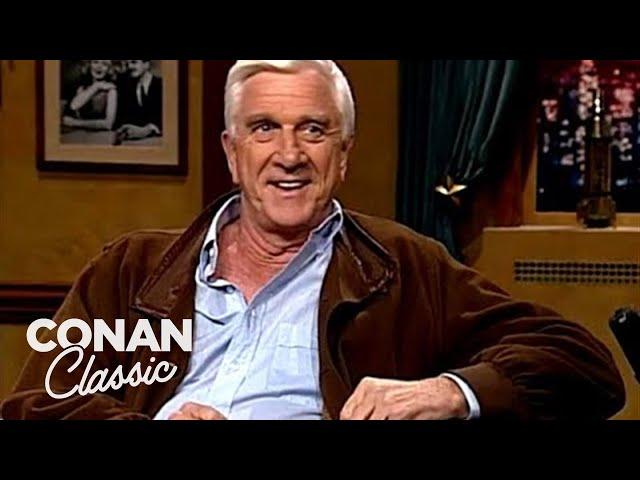 Leslie Nielsen Brings His Fart Machine To "Late Night" | Late Night with Conan O’Brien