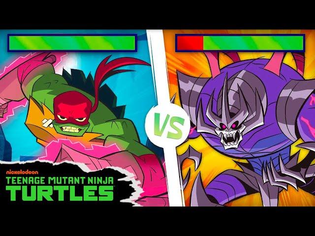 TMNT Fight Scenes with Healthbars  | Teenage Mutant Ninja Turtles