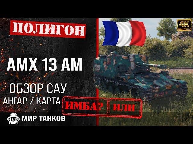 Review of AMX 13 F3 AM art guide of French self-propelled guns | AMX 13 AM perks