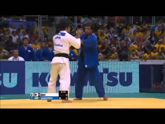 ▶ Shohei Ono[JPN] vs. Mirali Sharipov[UZB] 2013 Judo World Team Championships