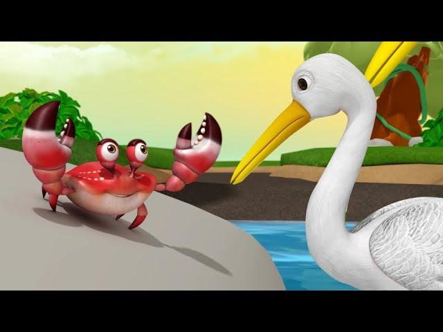 The Crane and the Crab | Stories for Kids | Moral Stories | Infobells