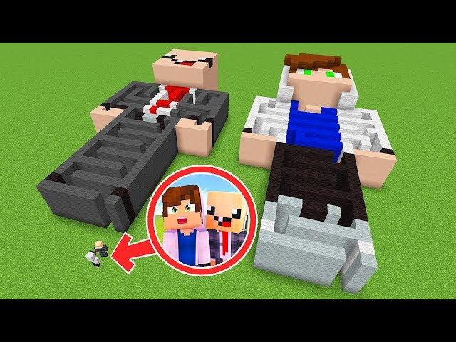 MINECRAFT: ЛАБИРИНТ НУБА ПРОТИВ ЛАБИРИНТА ПРО! МАЙНКРАФТ ТРОЛЛИНГ,ЛОВУШКИ!