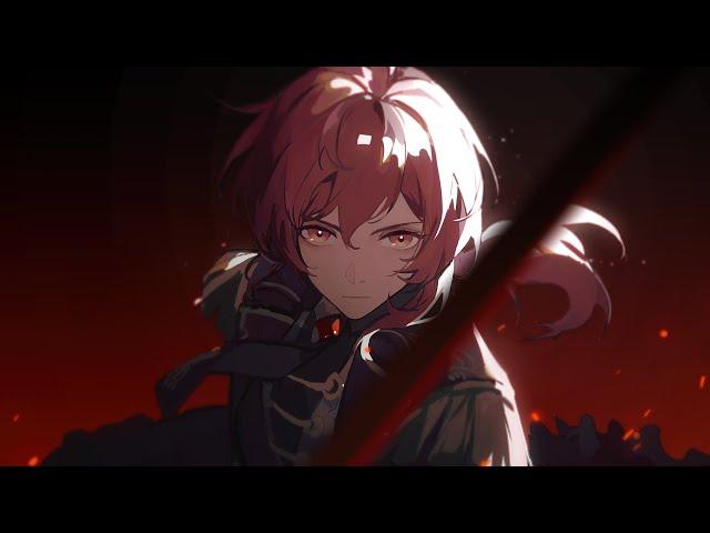 DILUC VS ABYSS ORDER JAPANESE VA CUTSCENE GENSHIN IMPACT