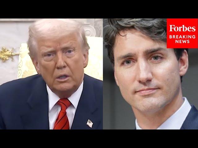 BREAKING NEWS: Trump Doubles Down On Canada Tariffs, Says Canada 'Only Works As A State'