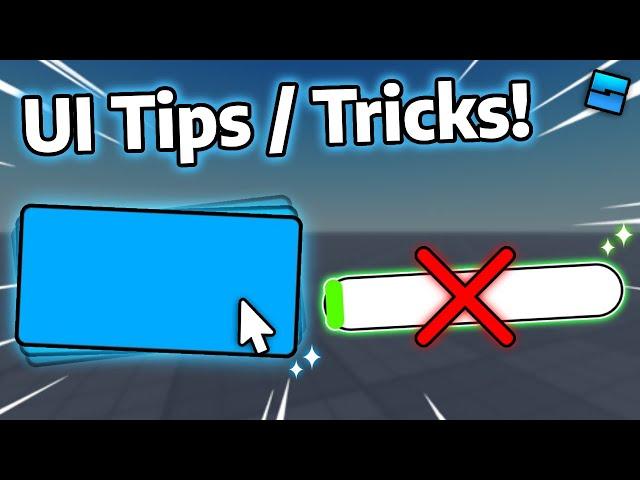 Essential UI Tips & Tricks | Roblox Studio