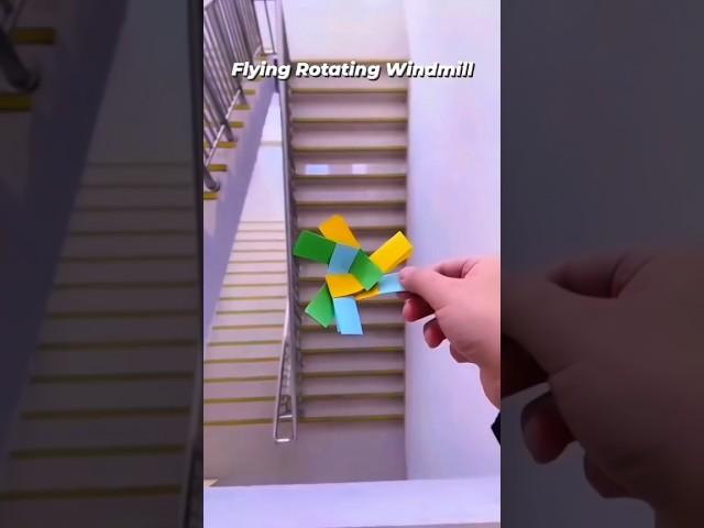 Amazing Rotating Paper Windmill !!