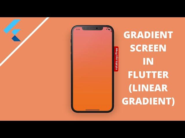 Gradient Screen In Flutter | Linear Gradient | Flutter 2021