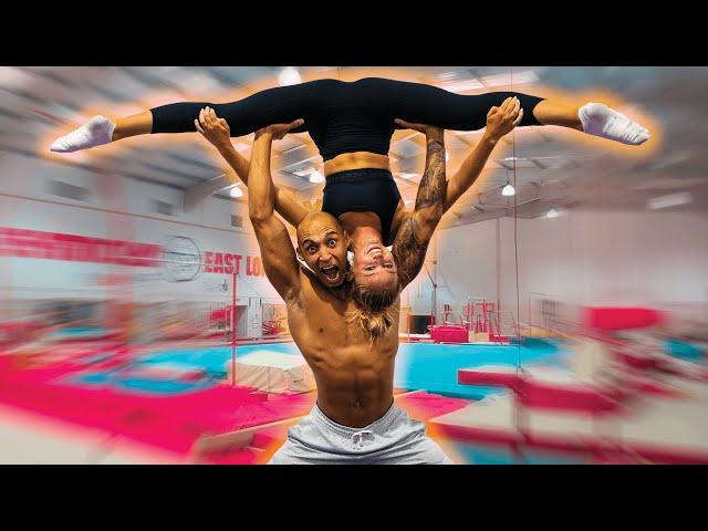 Trying the Hardest Acro Yoga Balances