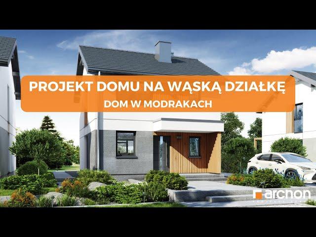 Dom w modrakach – Dom do 70m2 powierzchni zabudowy I ARCHON+ Projekty Domów