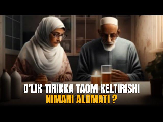 Tushda o'lik tirikka taom keltirishi nimani alomati? | Ustoz Abdulloh Zufar