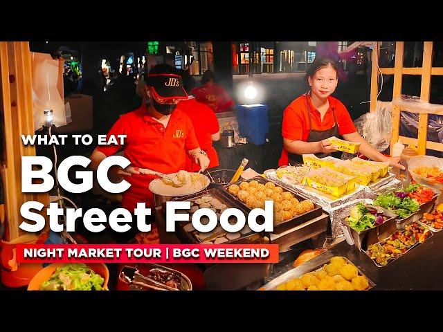 Street Food Tour at BGC NIGHT MARKET | Weekend Food Trip at Bonifacio Global City!