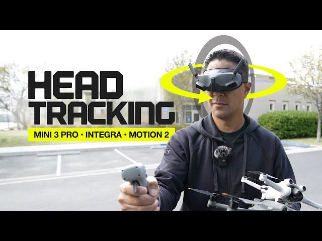 HEAD TRACKING - DJI Mini 3 Pro with Goggles and Motion 2