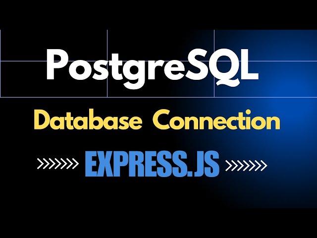 How to Connect PostgreSQL with Node.js Using Express and pg | EzyCode