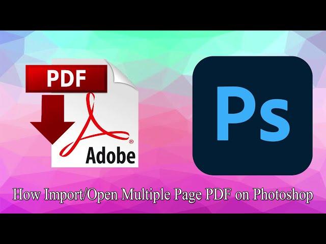 HOW TO IMPORT or OPEN MULTIPLE PAGES PDF ON PHOTOSHOP | PROBLEM SOLVED!