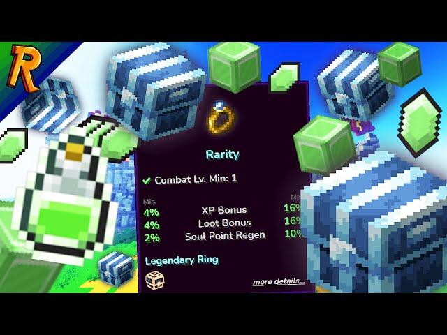 Wynncraft Lvl. 1 Rarity Loot run (Minecraft MMORPG)