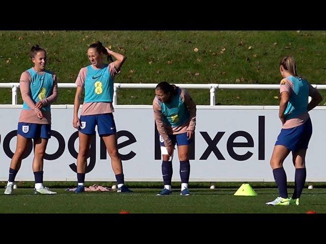 Lionesses train at St George's Park ahead of Germany friendly