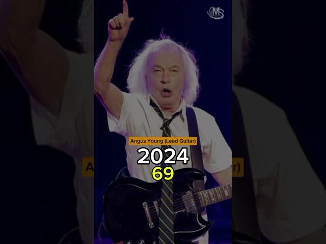 AC/DC black in black (1980-2024) then & now #AC/DC #Shorts