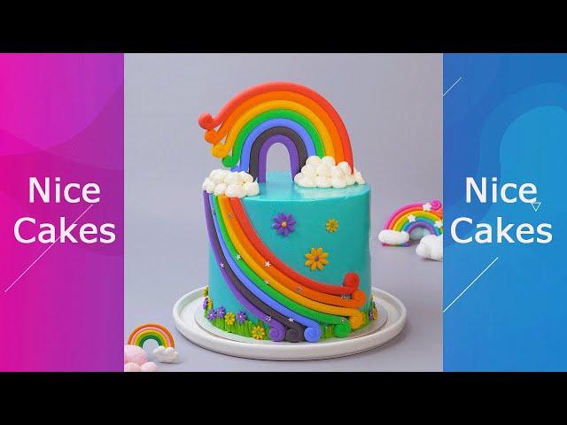 So Yummy Rainbow Cake Recipe