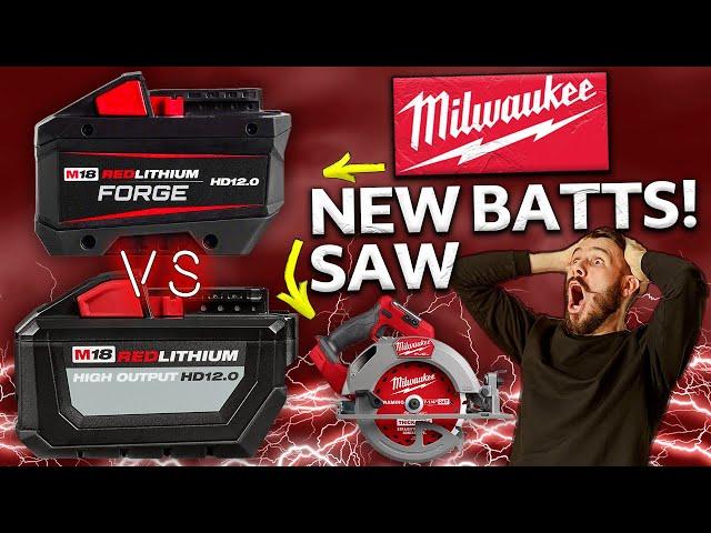 New Milwaukee Forge Batteries TESTED & New M18 Circular Saw