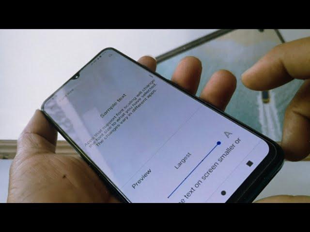 How to change vivo font size in vivo| How to large font display in vivo