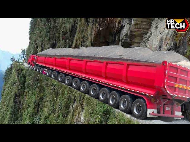 Extreme Dangerous Transport Skill Operations Oversize Truck, World Biggest Heavy Equipment Machines