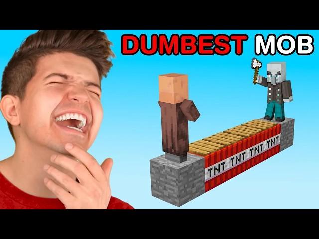 Testing Minecraft Mob IQ To See How DUMB They Are!