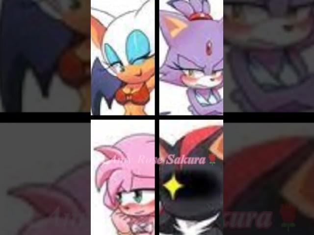 Edit Rouge,Blaze,Amy,Knuckles,Silver,Sonic,Shadow