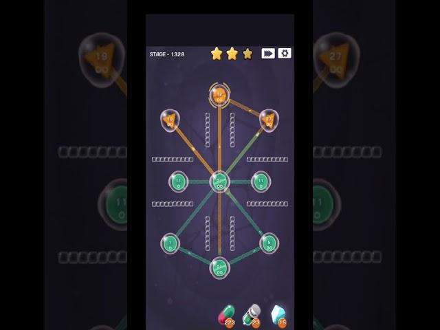 Cell Expansion Wars Level 1328- ⭐⭐⭐ Walkthrough #shorts