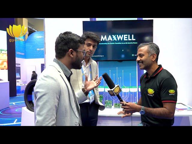 gyaniki with Maxwell Energy Systems at Auto Expo 2023