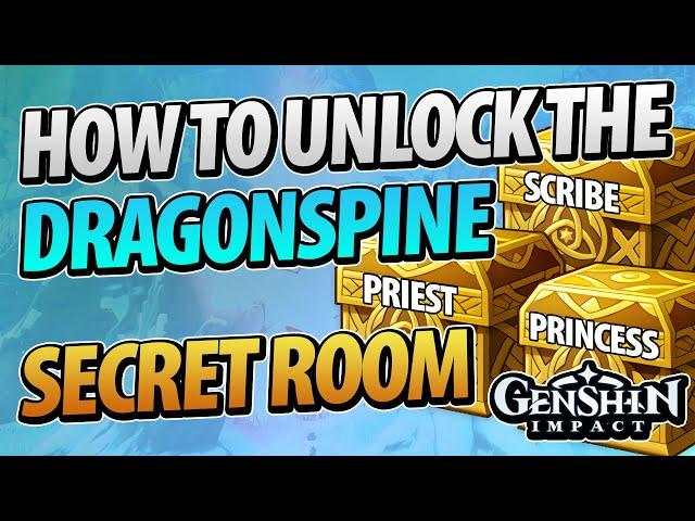 Genshin Impact - Dragonspine 3 Boxes Locations to Unlock the Secret Door Room