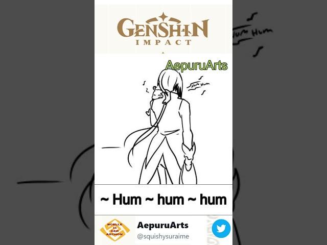 Aether's Husband and Child? 19 #sweetlittlebumblebee #shorts #genshinimpact #hoyoverse #aepuruarts