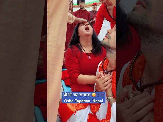 Spiritual Energy, Touching Third Eye. Osho Tapoban Nepal, Bodhisattva Swami Anand Arun’s Sanyas.