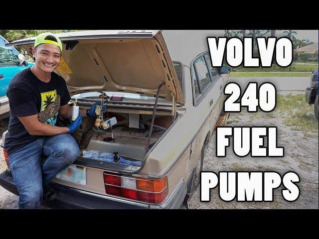 How To Replace 1986 Volvo 240 In-Tank and Main Fuel Pumps