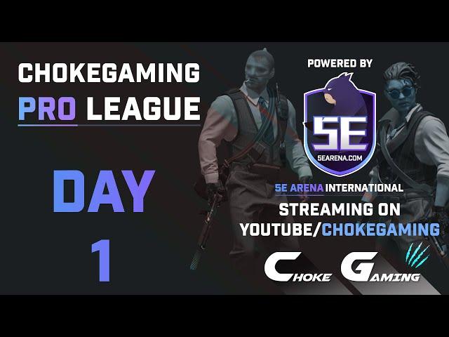 Choke Gaming Pro League  | DAY 1 | Fantastic 5 Vs KGP  | Spartans Vs Team TNMY | Shapatar Vs Lan