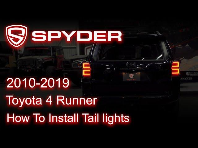 Spyder Auto Installation: 2010-2023 Toyota 4 Runner Tail lights