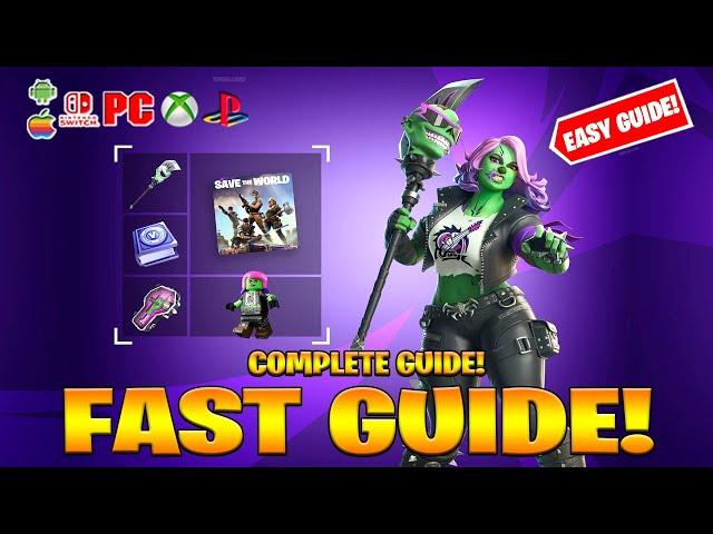 How To COMPLETE GHOUL PUNK QUESTS CHALLENGES In Fortnite! (Free Rewards Quests)