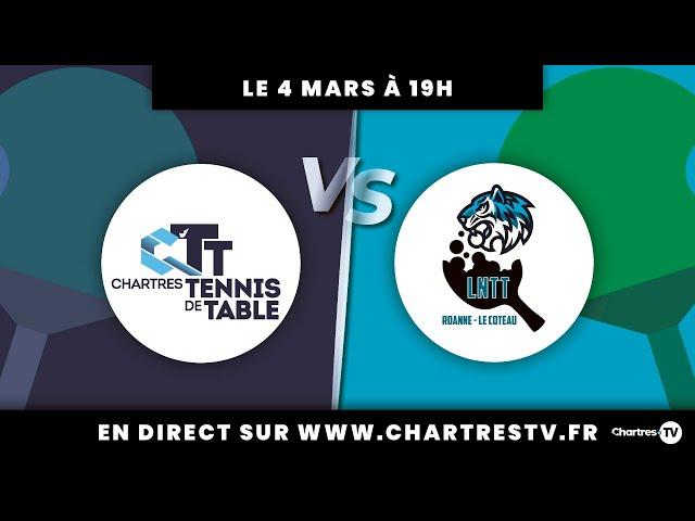 C'Chartres Tennis de Table vs Roanne LNTT