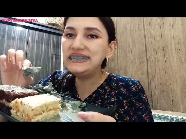 Vlog Marta Riva mukbang голубая узбечка