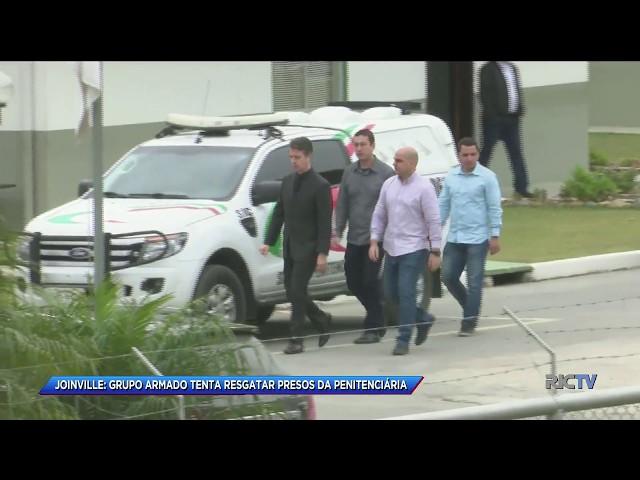 Grupo armado tenta resgatar presos da penitenciária de Joinville