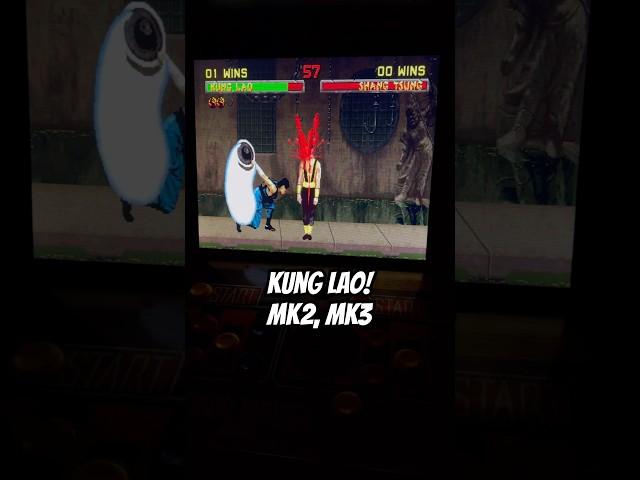 KUNG LAO! Mortal Kombat 2 and 3, ALL Finishers! #mortalkombat #arcade