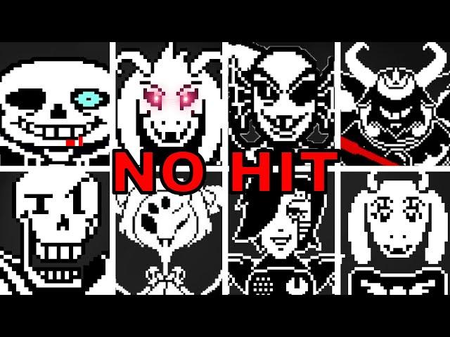 UndertaleAll Bosses No Hit