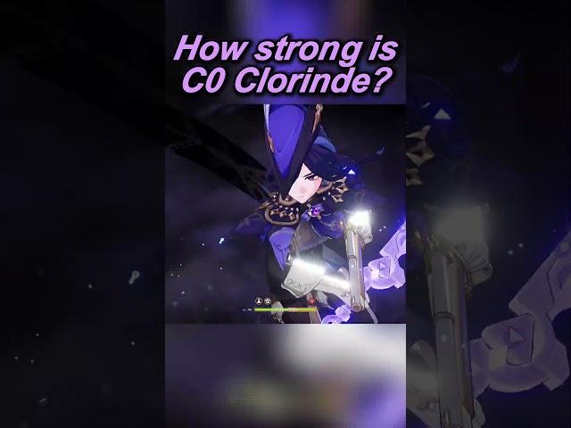 C0 Clorinde Overload Damage Showcase #genshinimpact #genshin #clorinde