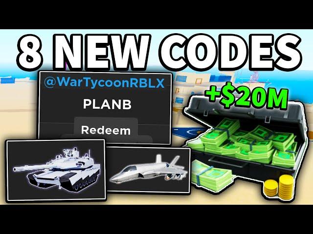 *NEW* WORKING ALL CODES FOR War Tycoon IN 2024 NOVEMBER! ROBLOX War Tycoon CODES