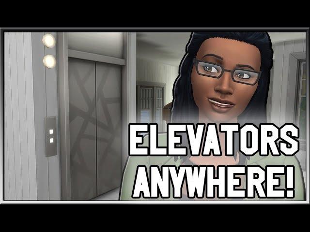 Elevators ANYWHERE Mod! | The Sims 4 (by LittleMsSam)