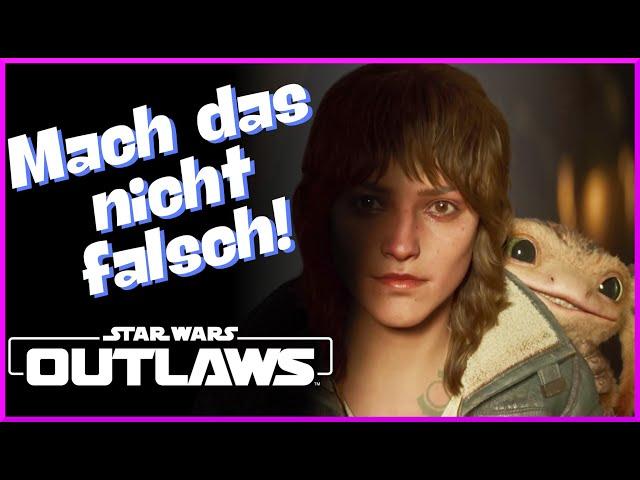 Kleine Tipps und Tricks für blutige Anfänger | STAR WARS OUTLAWS Anfänger Guide