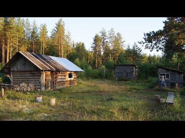 Восемь дней в тайге. Одиночный поход по северной реке. Лесная изба | часть 1